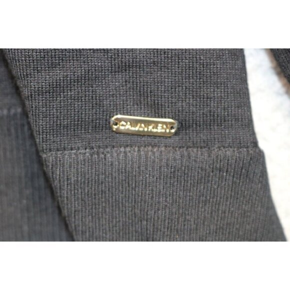 Calvin Klein Black Long Sleeve Sweater-Size XL-Studded - Picture 5 of 10